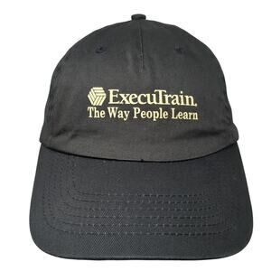 ExecuTrain The Way People Learn Strapback 5 Panel Cap Black One Size Hit Wear
